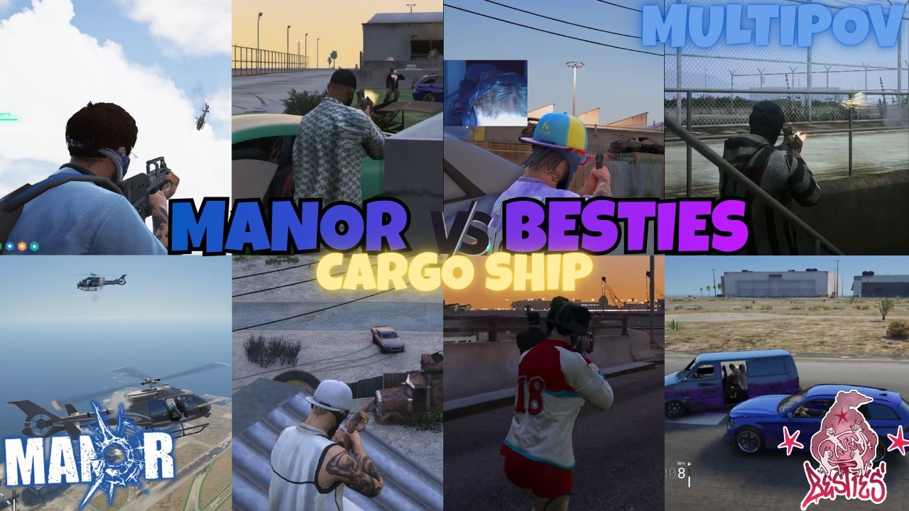 Manor Pull Up to Besties Cargo Loot at LSIA | MUILTIPOV | NOPIXEL 4.0 GTA RP
