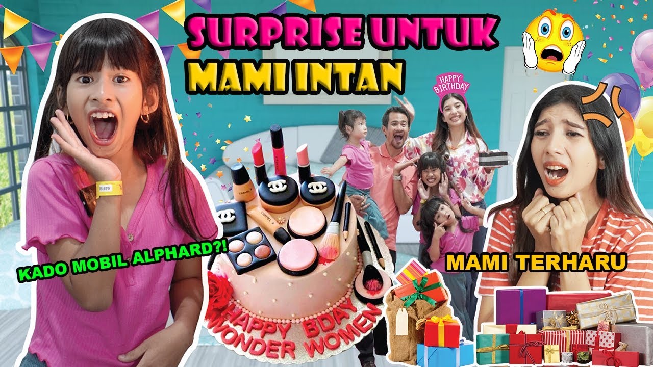 DISTA SEHARIAN SIAPIN SURPRISE ULTAH MAMI😍!! MAMI KAGET BGT!! #viralvideos