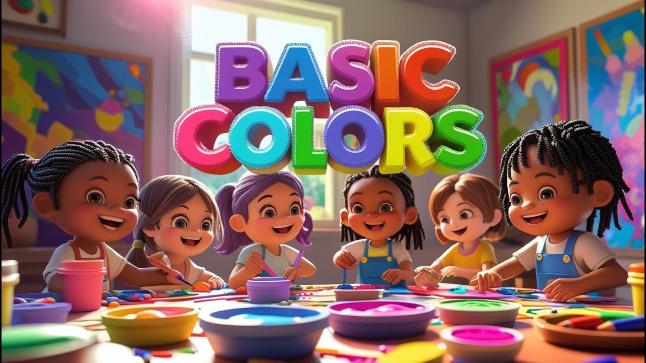 Learn Basic Colors | Fun English Rhymes for Kids | Kiddo's Dream Channel