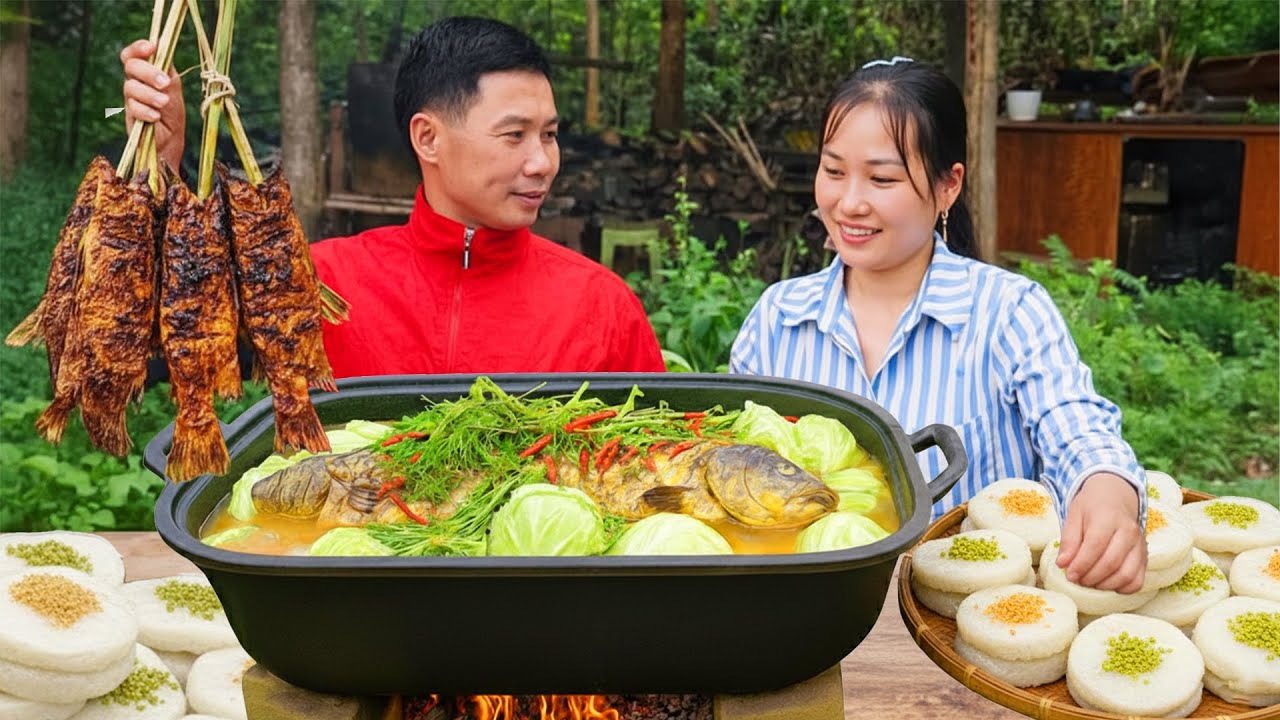 Harvesting The Mysterious Giant Fish and Cooking Delicious Dishes For The Family - Ly Phuc An