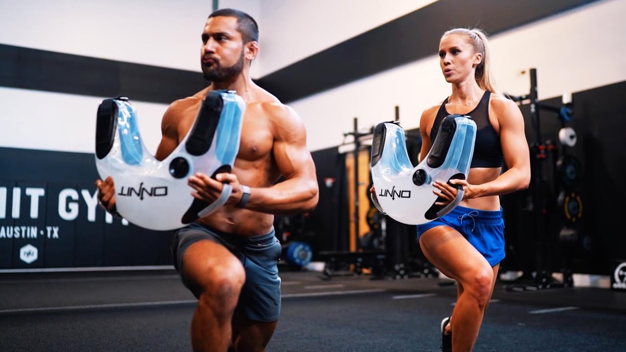Kettlebell Bodyweight and HydroCore Bag Workout | Eric Leija & Kelsey Heenan