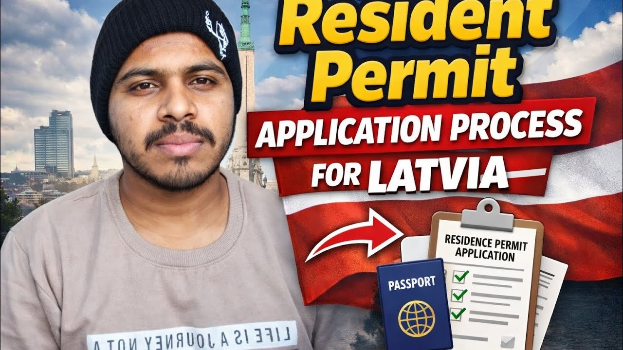 Resident permit application process for Latvia #latvia #visaready #europestudy #teluguvlogs #viral 