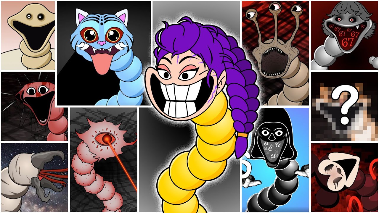 My Sprunki OC: HUNGRY WORM (Phase 1 to NEW Phase 35, Phase 36 from Roblox)