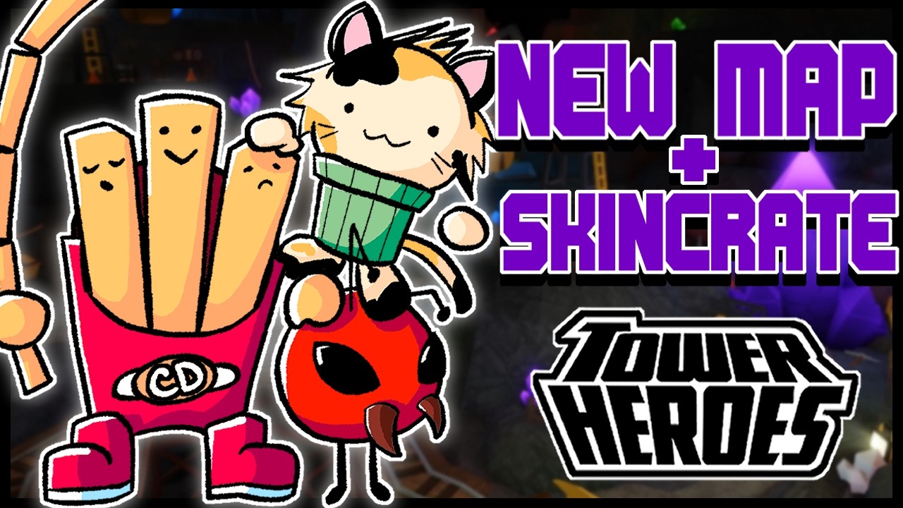 Обновление Tower Heroes с кейсами скинов! (Новые скины, новая карта и МНОГОЕ ДРУГОЕ!)