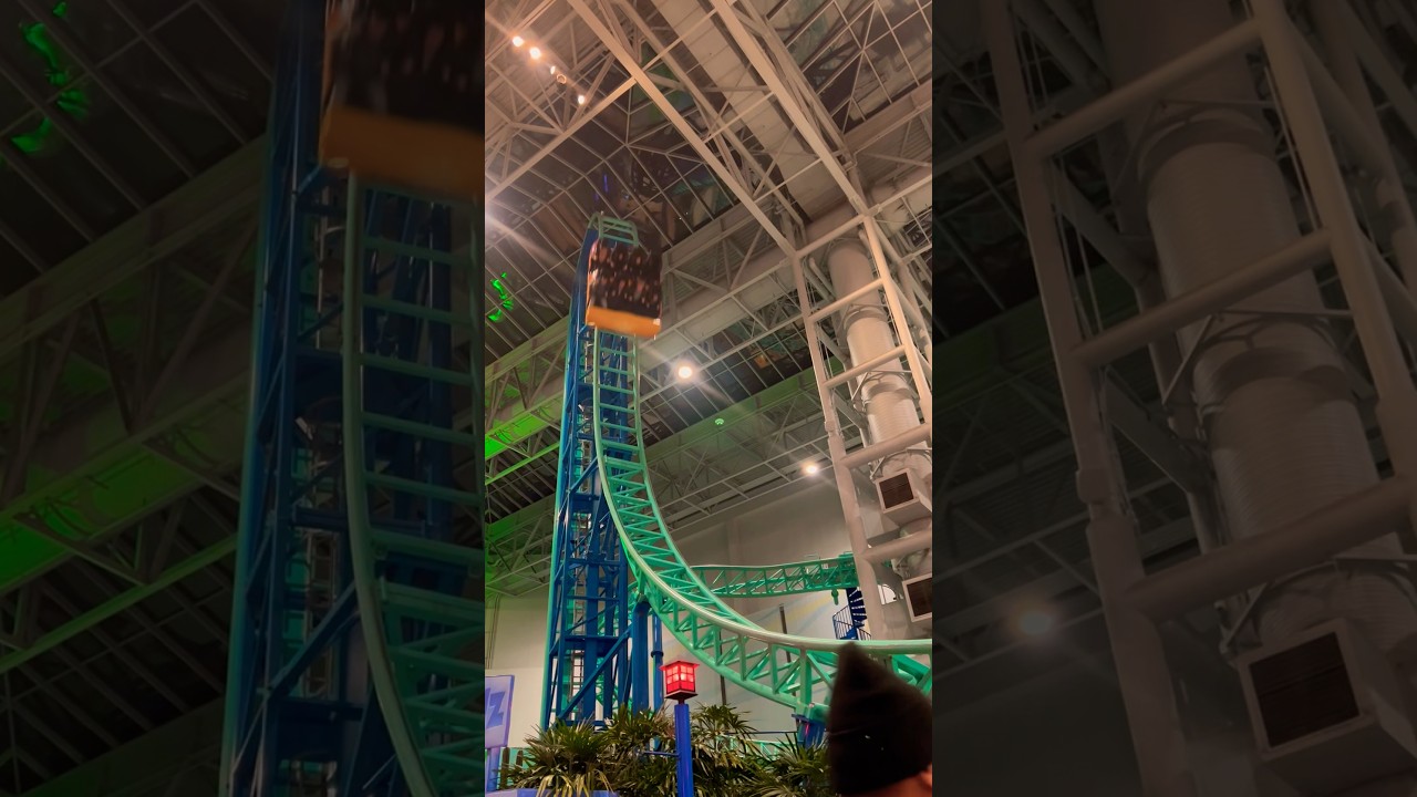 SpongeBob SquarePants Rock Bottom Plunge Roller Coaster #Travel