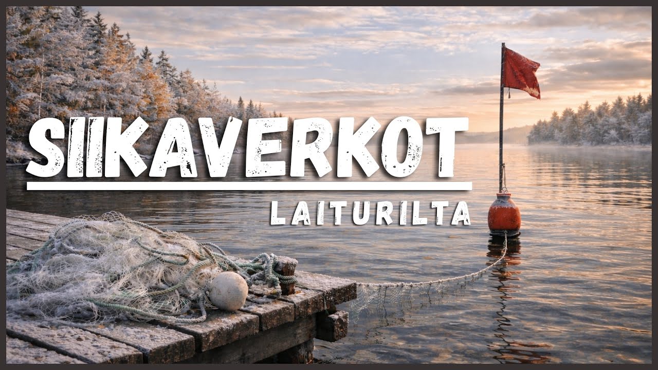 Siikaverkot laiturilta | Ihan kaikki ei mennyt putkeen…