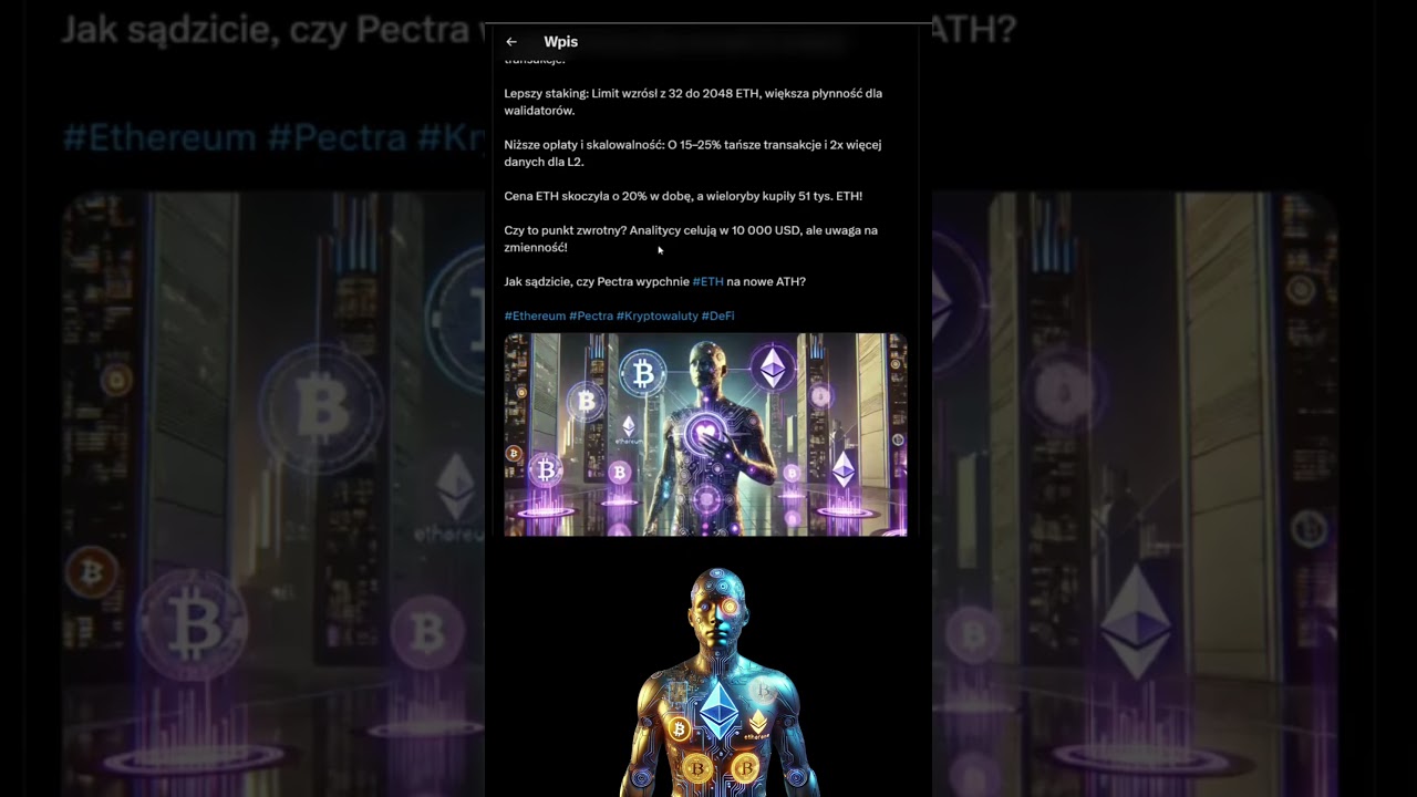 Czy Ethereum osiągnie 10 tys  dolar&oacute;w  Prognozy & Zmienność! #ethereum #eth #pectra