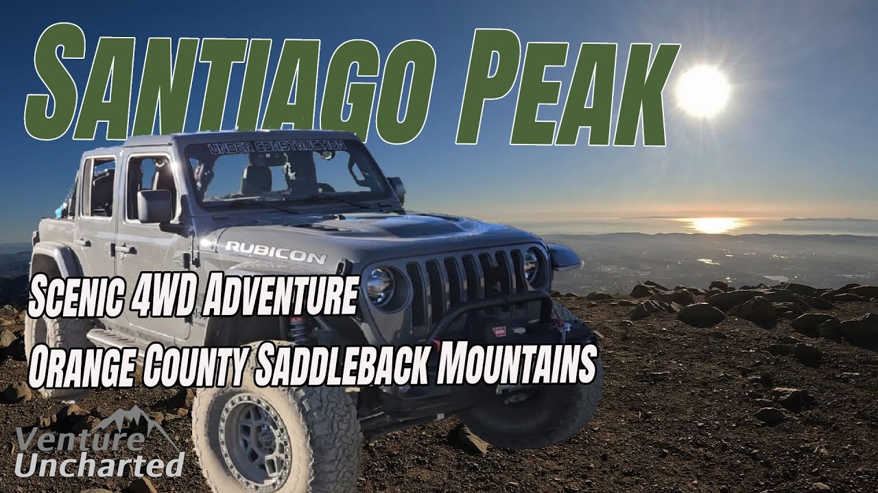 Silverado Canyon to Santiago Peak | Epic Views of SoCal | Jeep Off-Road Scenic Drive