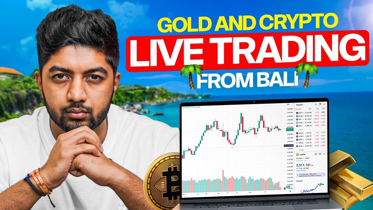 Live Market Analysis for Gold and Crypto from Bali