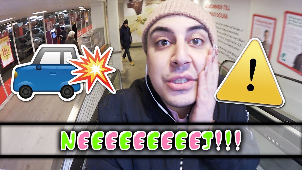 BILOLYCKA!!!! Blir påkörd | vlogg