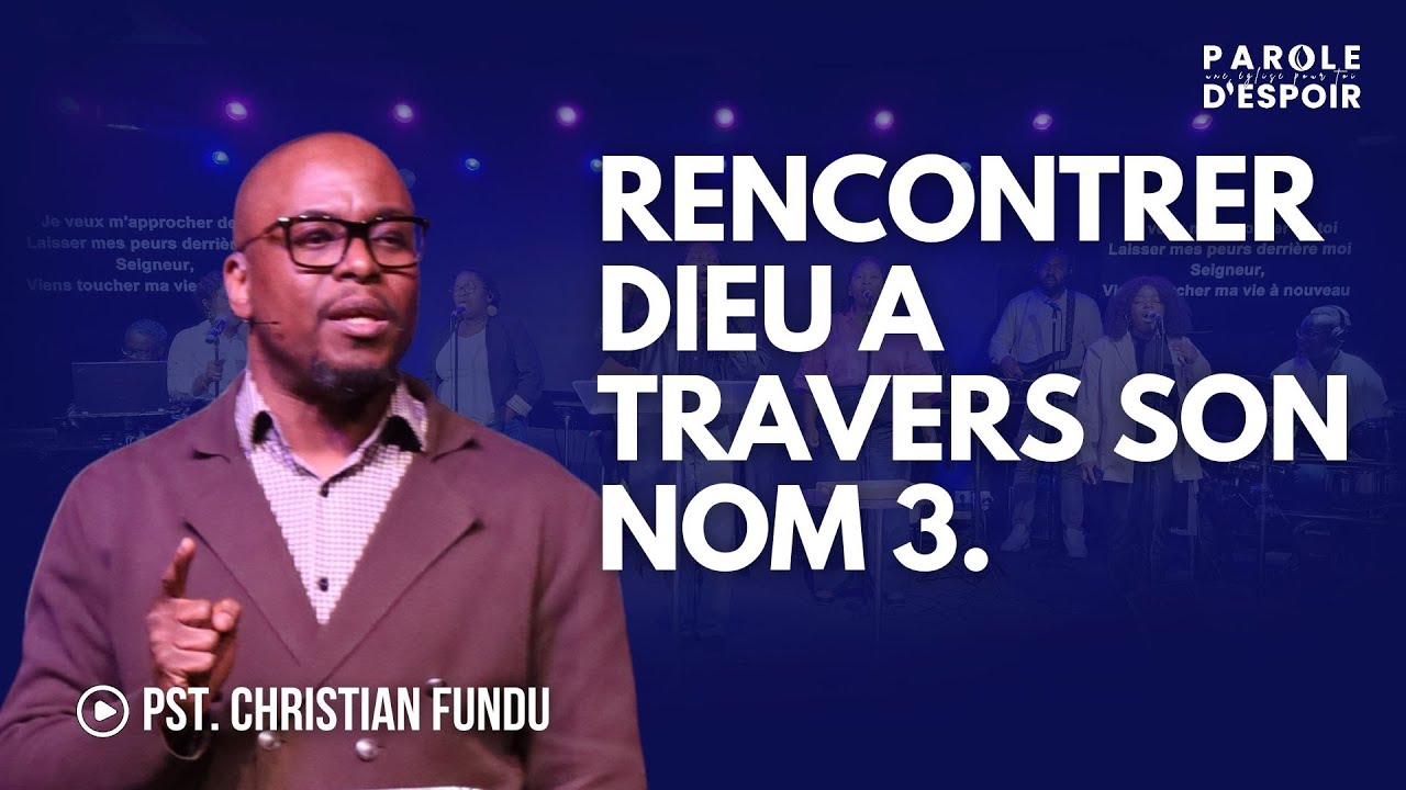 Yahweh Nissi  : Rencontrer Dieu à travers son Nom (3ème partie)  |  Ps Christian Fundu