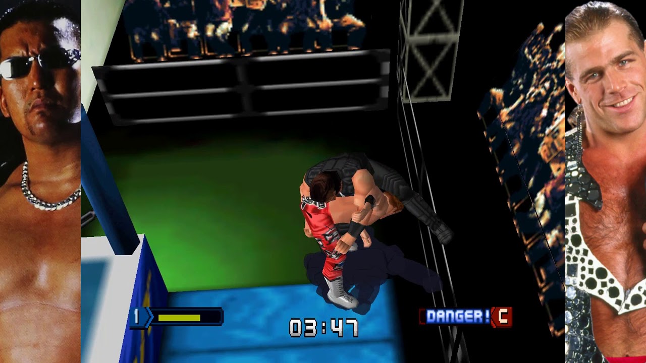 Virtual Pro-Wrestling 2 freem Edition Matches - Masahiro Chono vs Shawn Michaels