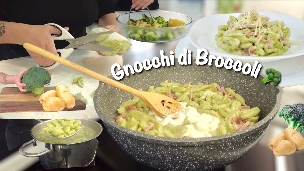 Быстро и просто СНЬОККИ С БРОККОЛИ С НОЖНИЦАМИ ✂️ 🥦