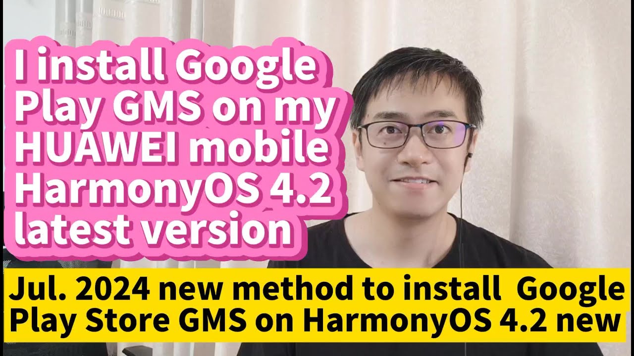 2024 HUAWEI HarmonyOS 4.2 устанавливает Google Play GMS на HUAWEI P60 P50 P70 Mate60 Mate50 Mate4...