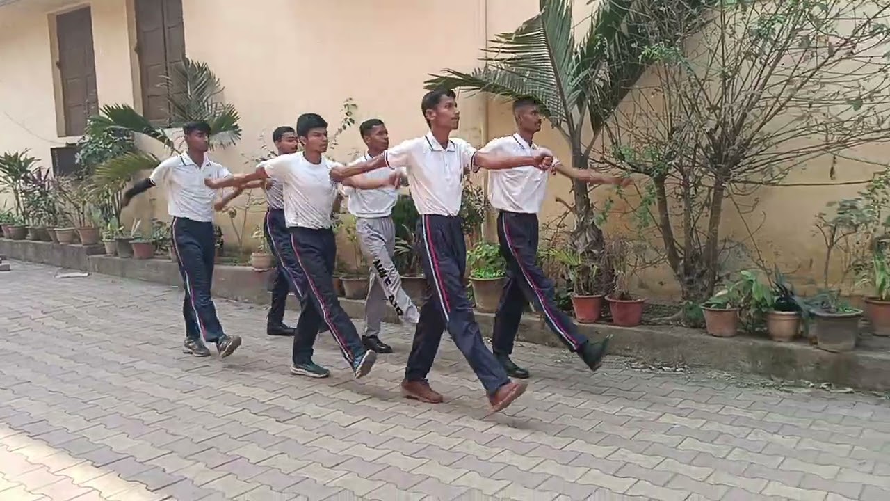 NCC drill practice samne se Tej chal.. #ncc #drill #army #viral #trending #video ... 
