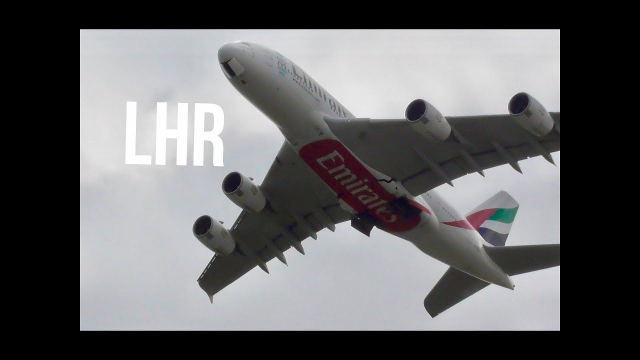*Low Cloud Heavy Takeoffs* London Heathrow Airport ✈️✈️