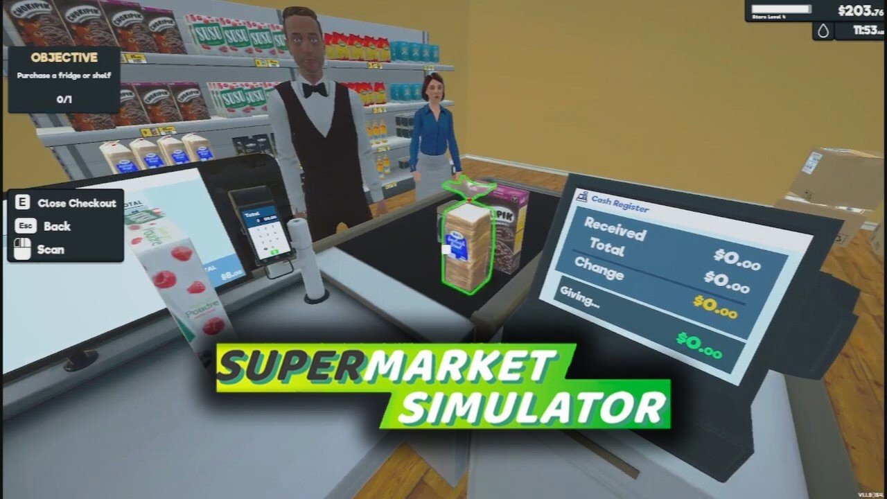 Supermarket Simulator
