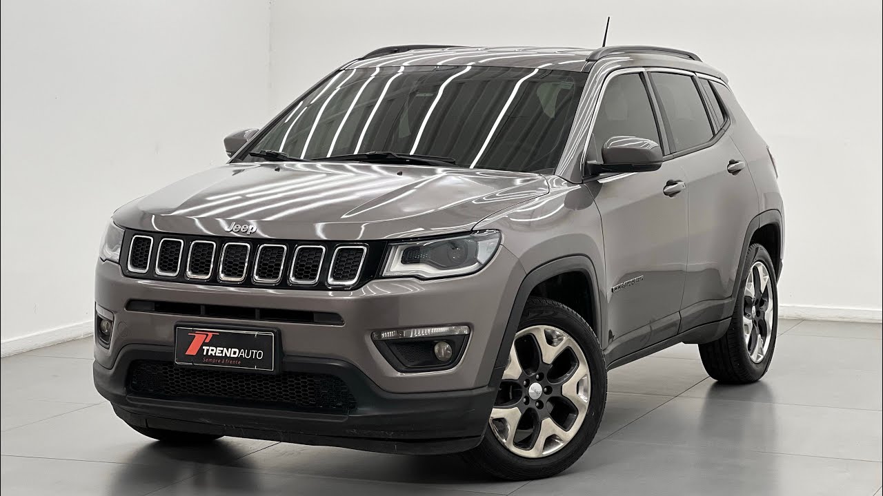 JEEP COMPASS LONGITUDE 2019 CINZA