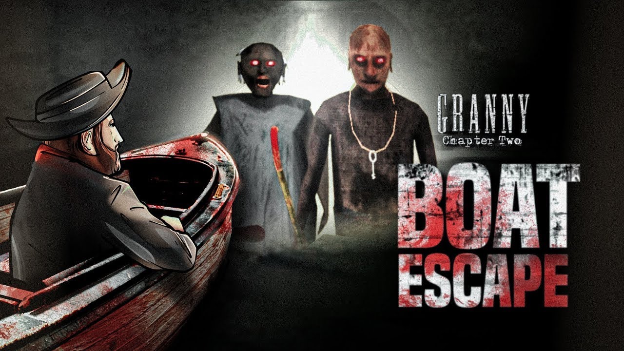 Granny chapter two boat escape / #granny #boatescape #crazz #horror 