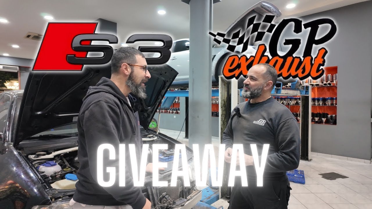 ΠΗΓΑΜΕ ΤΟ S3 'GIVEAWAY' ΣΤΟΝ GP EXHAUST🔥 | Check Engine Group | ProjectCar Ep.12