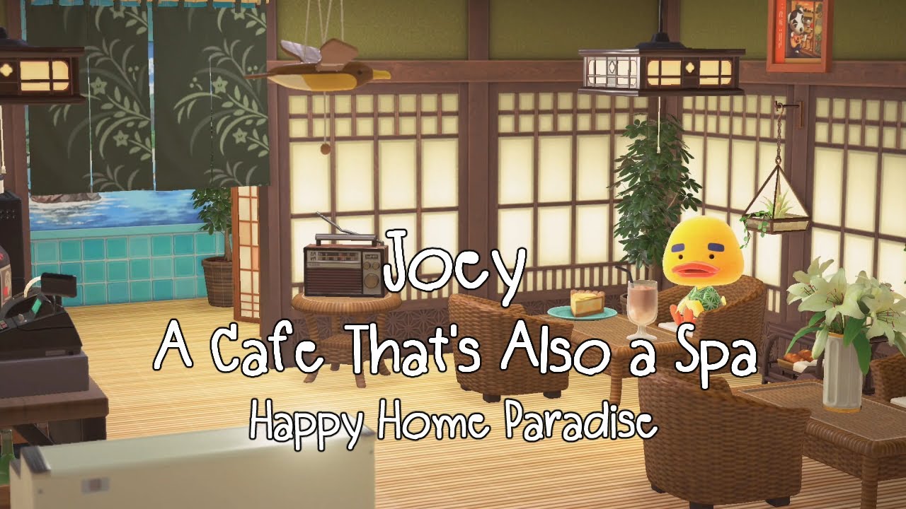 [ACNH] Happy Home Paradise | Joey's Home | A Café That's Also a Spa | Speed Build