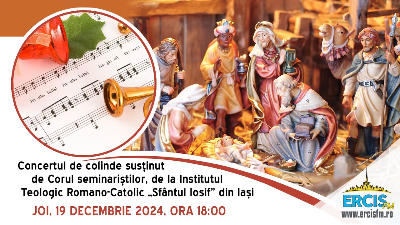 Iași: Concertul de Colinde susținut de seminariștii de la Institutul Teologic (19 decembrie 2024)