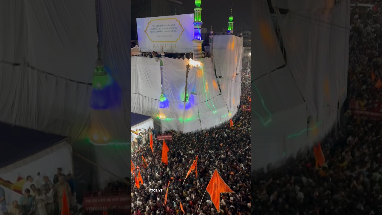 Unexpected Crowd at Ram Navami Shobha yatra 2024 | BJP MLA RAJA SINGH Sri Ram Navami Julus 2024
