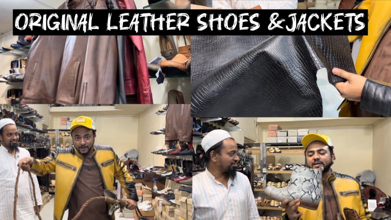 Original leather Shoes & Jackets in India