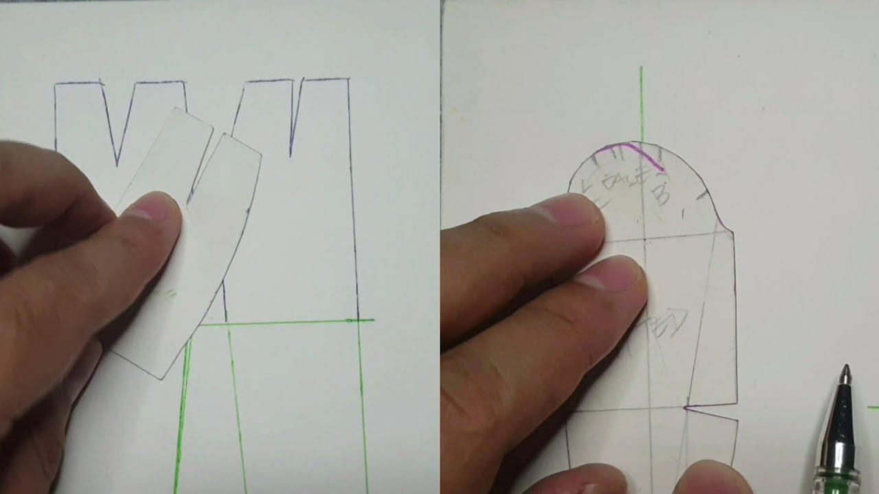 Adjusting Basic Patterns for Doll Clothes (Skirt and Sleeve)