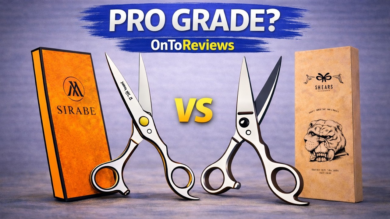 Professional Barber Scissors Comparison – Mid vs Long Length (How to Choose the Right Size)