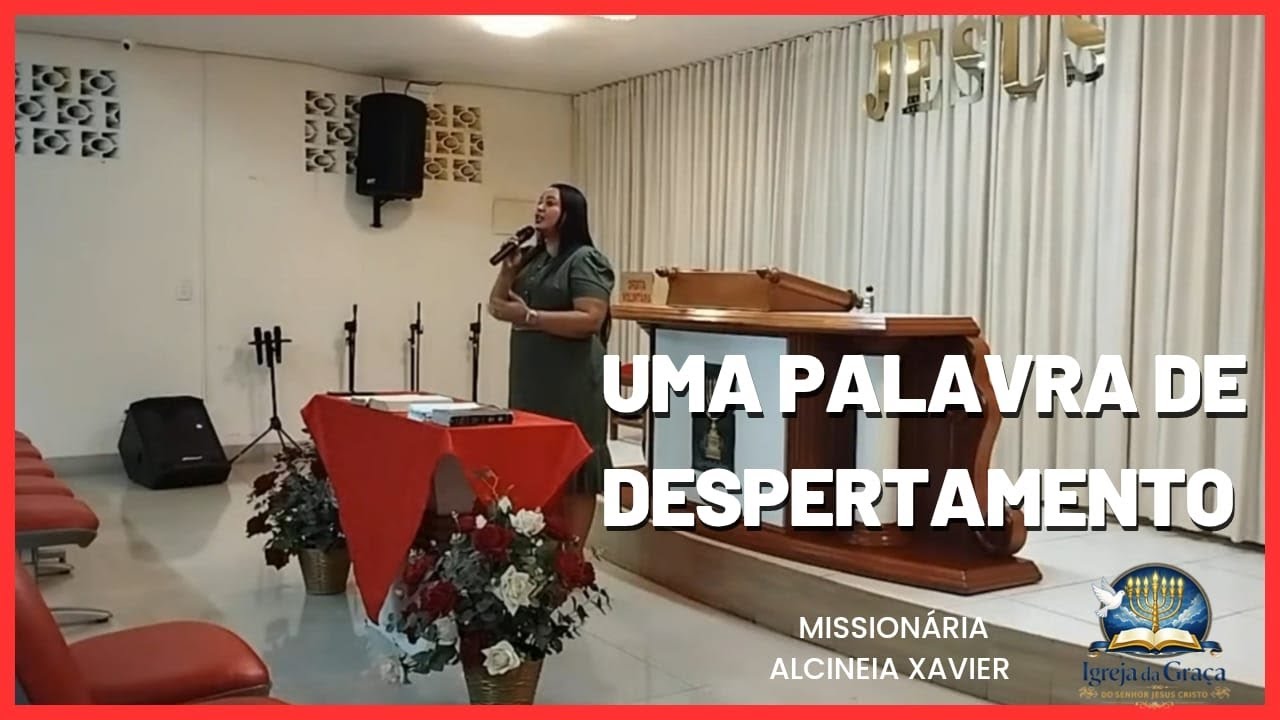 Palavra de Despertamento de Deus - Missionária Alcineia Xavier #despertarespiritual #fe #deus 