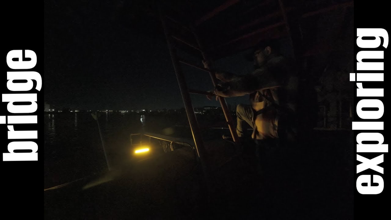 bridge exploring by night