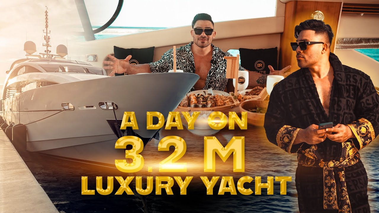 INSIDE A 3.2 MILLION YACHT TOUR IN DUBAI| YOU MUST DO IN 2023 @VladSuhoruchko @stefania_totolo