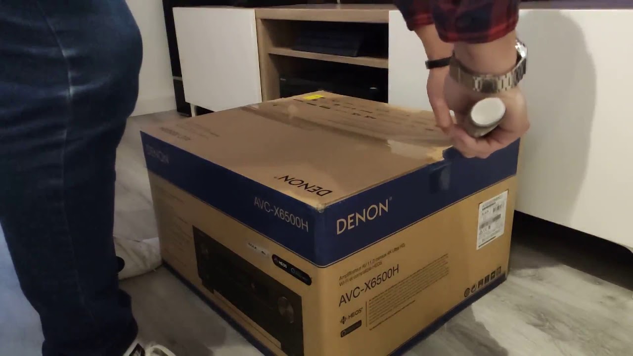 Denon avr-x6500h Unboxing 4k
