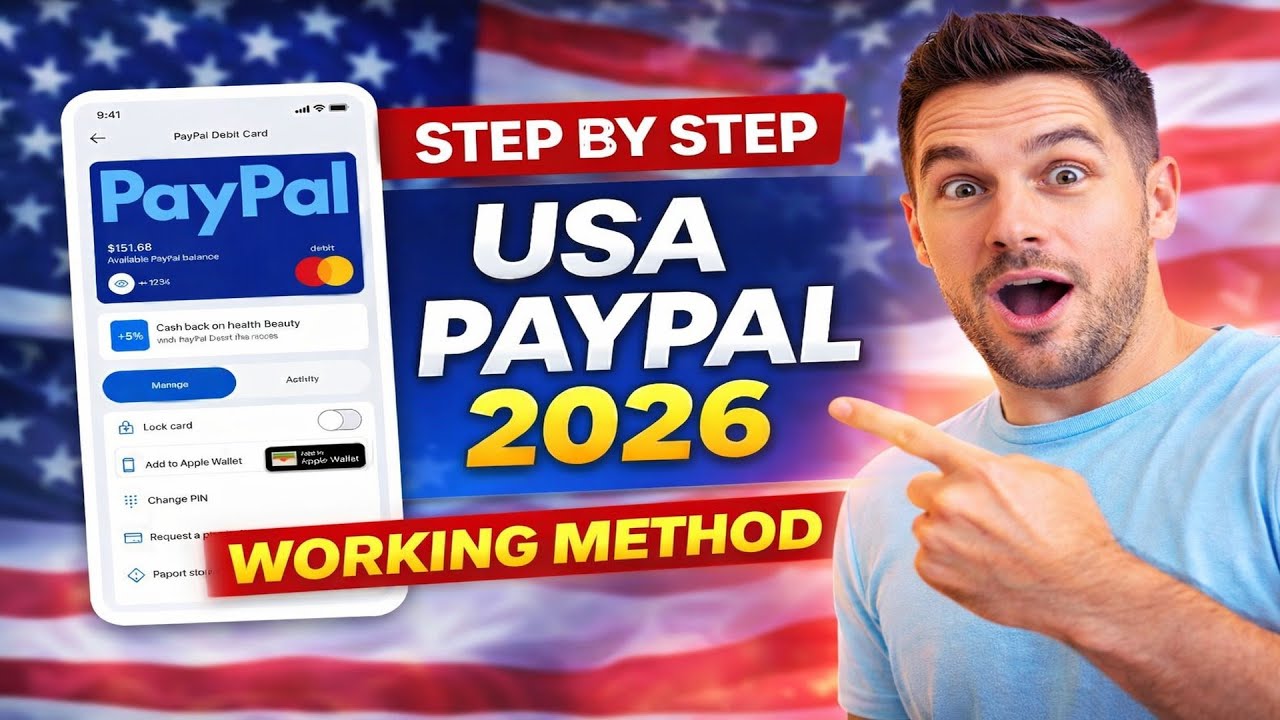 Как создать аккаунт PayPal в США (пошаговое руководство 2026 г.) | (Последний рабочий способ)
