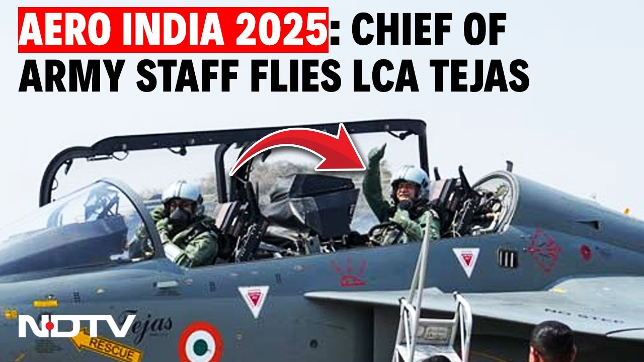 Aero India 2025: IAF, Army Chiefs Take Historic Sortie In Tejas Aircraft | Tejas Aircraft | NDTV