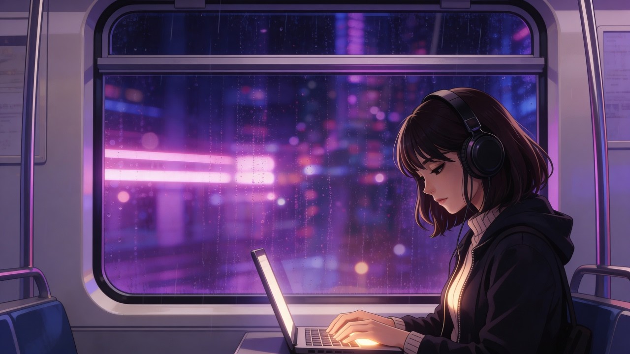 Coding Mode Lo‑Fi (No Lyrics) | Dark UI Focus | 3 Hours