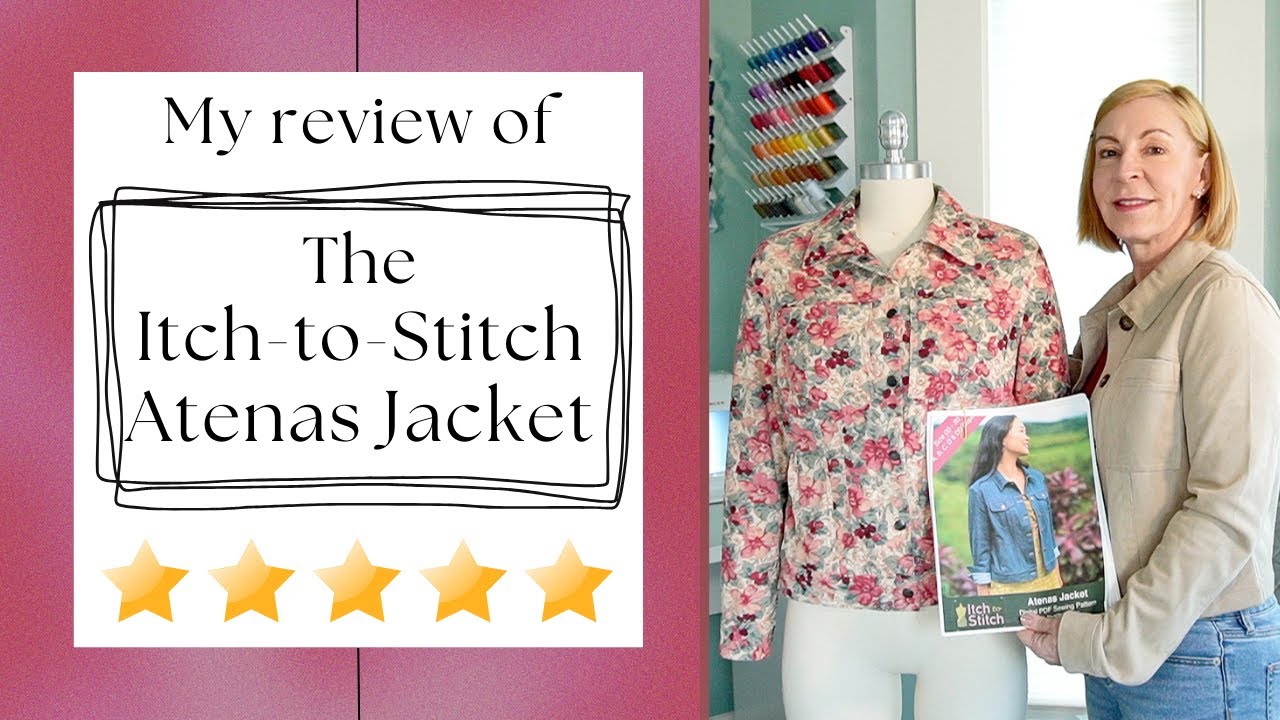 Review of Itch-To-Stitch Atenas Jacket | My First Completed Item Of My Make Nine 2025 List