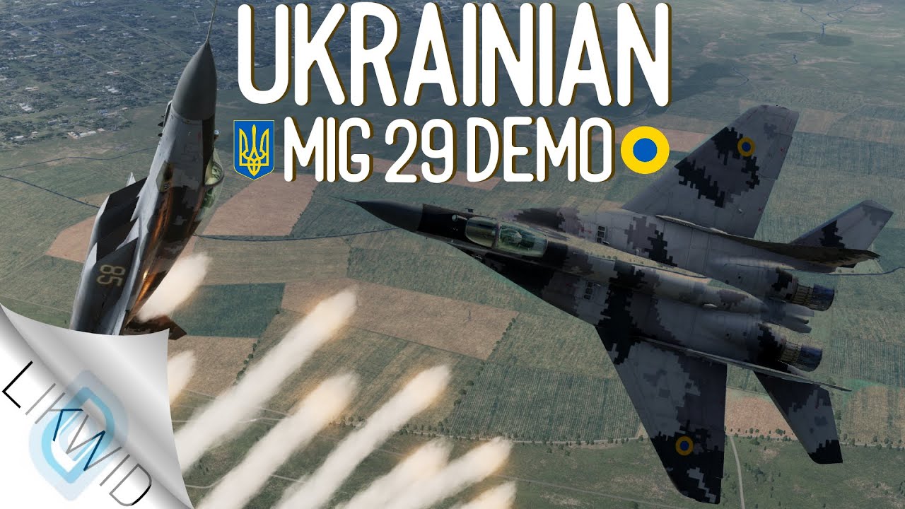 Ukrainian MIG 29 Demo - DCS 2.7 - ECHO 19 CORE Sound Mod