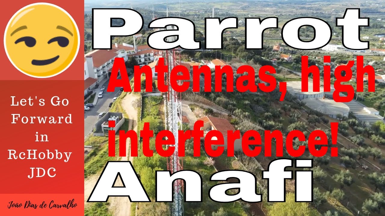 Parrot Anafi Range test with high Wifi Interference in Castelo Branco, Portugal