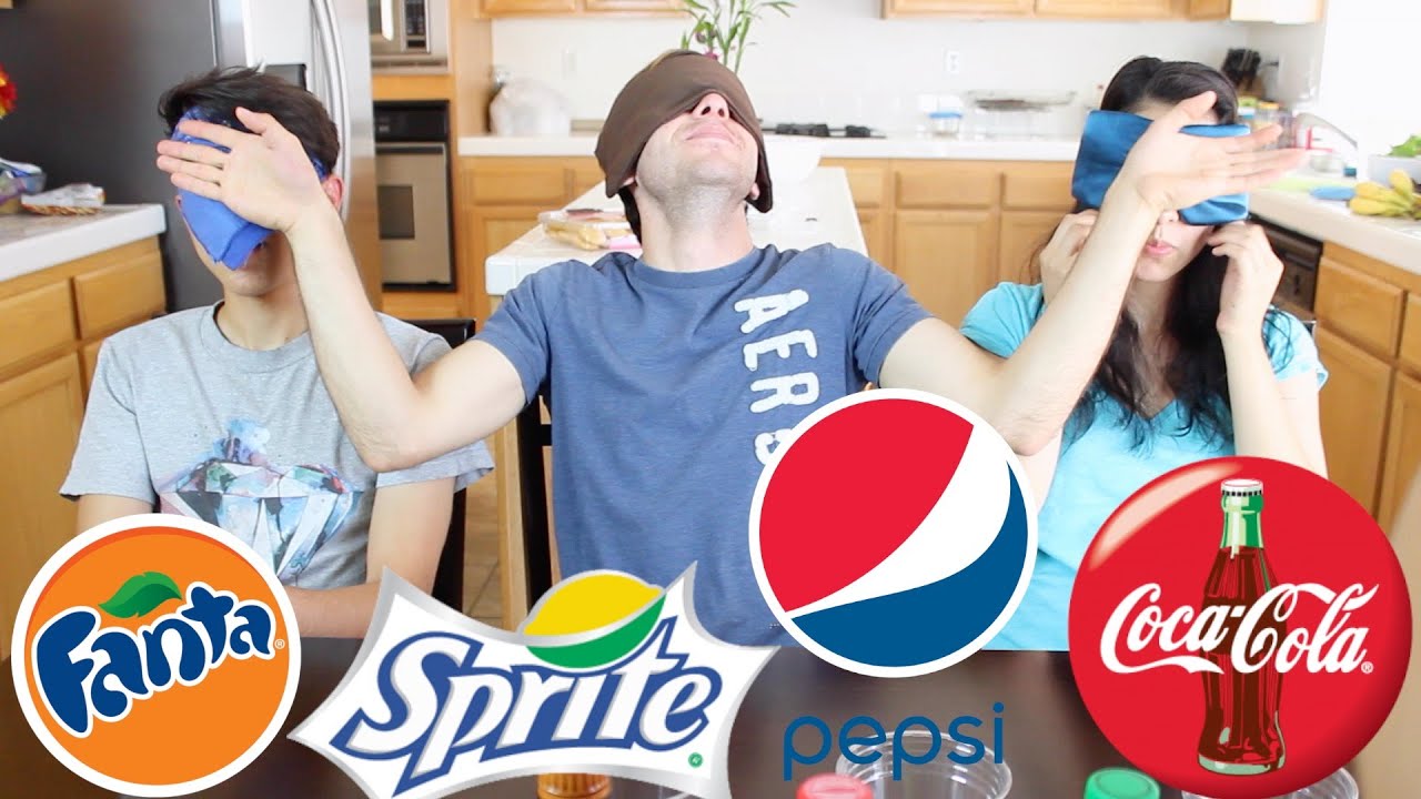 Blindfolded Soda Tasting Challenge