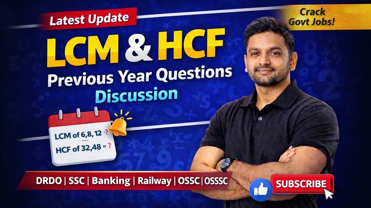 LCM & HCF Previous Year Questions | Most Asked PYQs | All Govt Exams