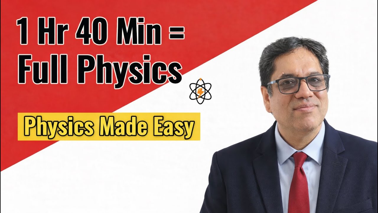 CBSE Class 12 Physics FULL REVISION in 1 Hr 40 Min, All Chapters Explained Clearly, Board Exam 2025