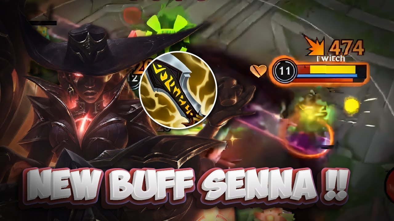 SENNA ACTUALLY BUSTED !! New Senna BUFF High Noon Senna Gameplay // Wild Rift (Build+Runes)