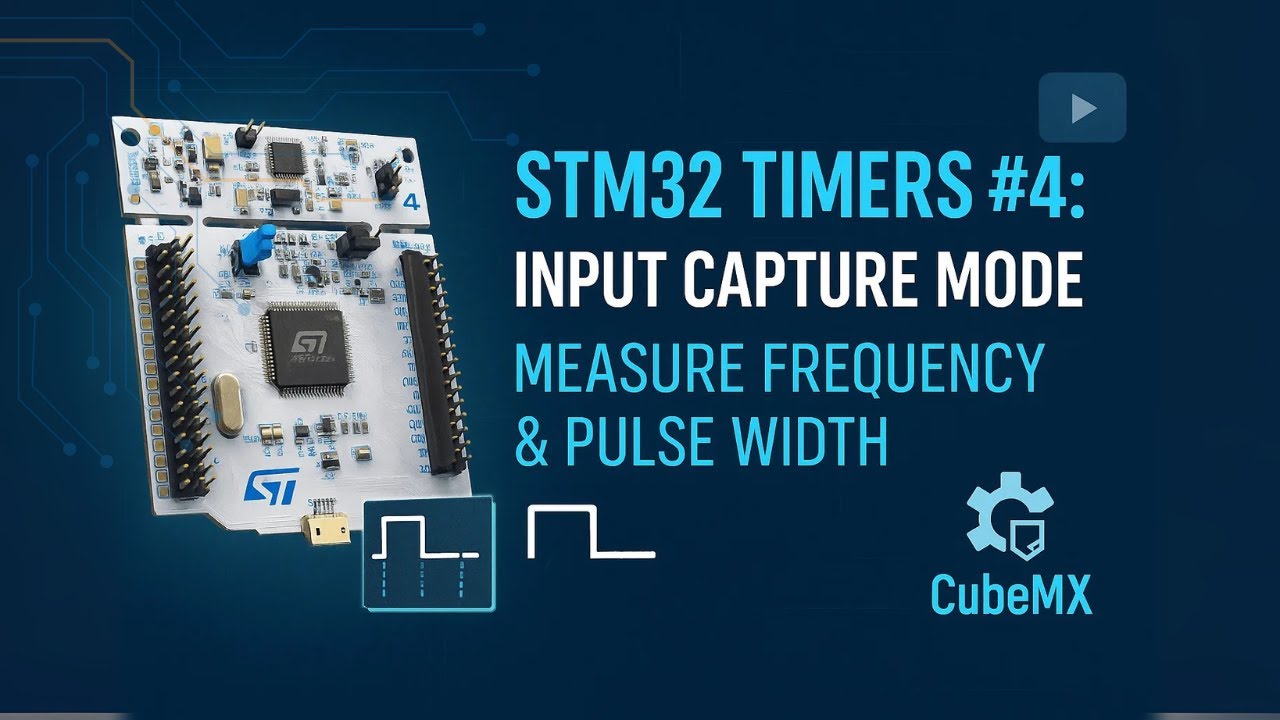 Таймеры STM32 №4: Учебное пособие по захвату входного сигнала | Измерение частоты и длительности ...