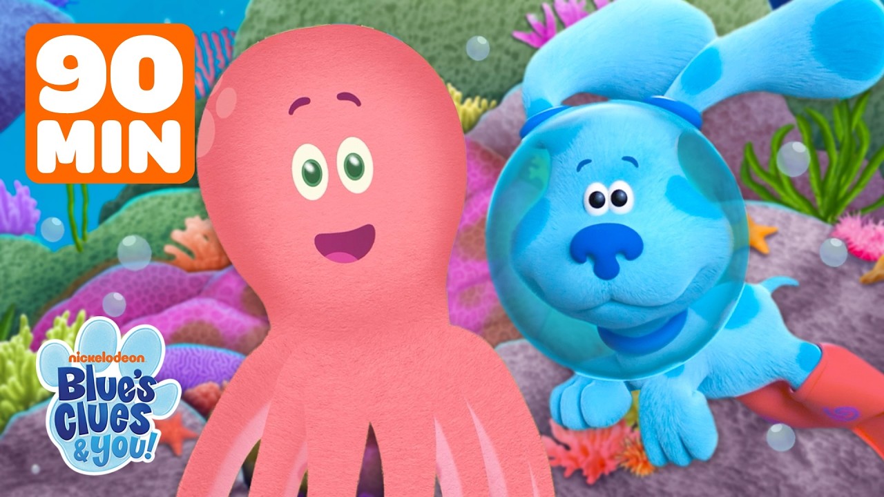 Blue & Josh Skidoo Into 90 Minutes of Adventures! 🐾💙 | Blue’s Clues & You