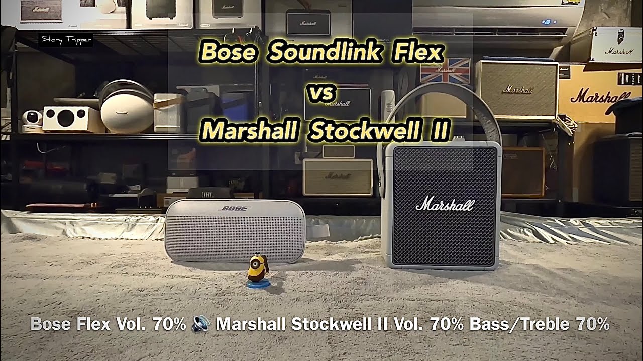 Bose Soundlink Flex vs Marshall Stockwell 2