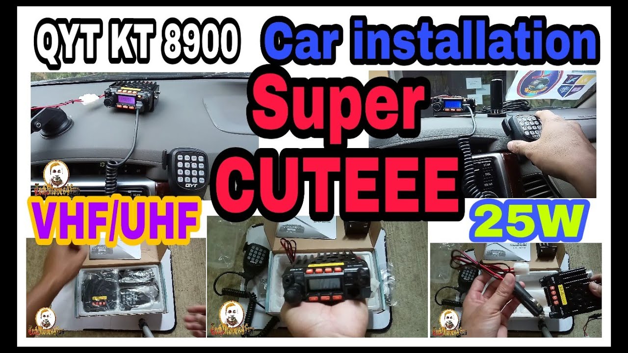 QYT KT 8900 Unboxing | Review and Test | DIY Car Installation | 25W  Dualband Base Radio