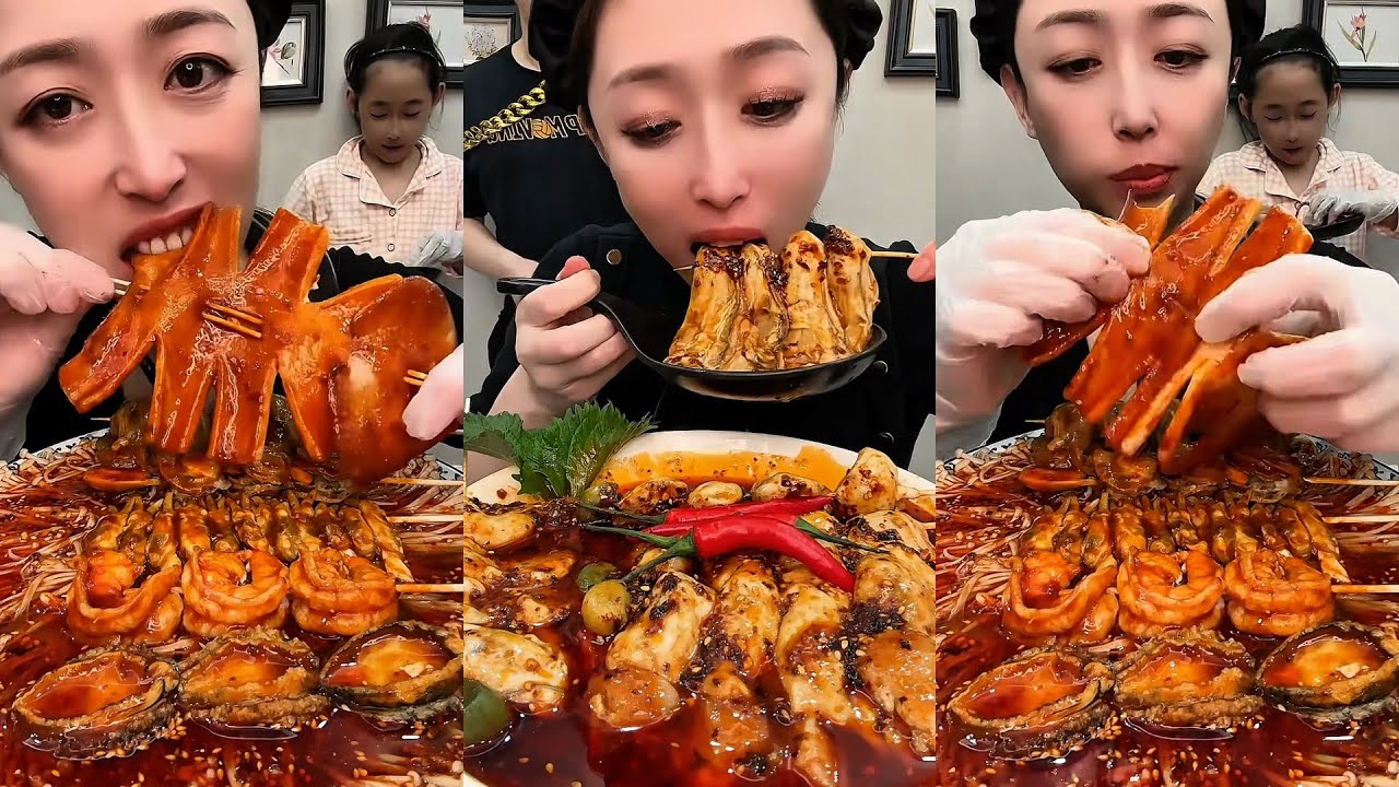 【ASMR】【MUKBANG】 DELICIOUS 東坡肉 - PORK BELLY EATING SHOW | CHINESE FOODS