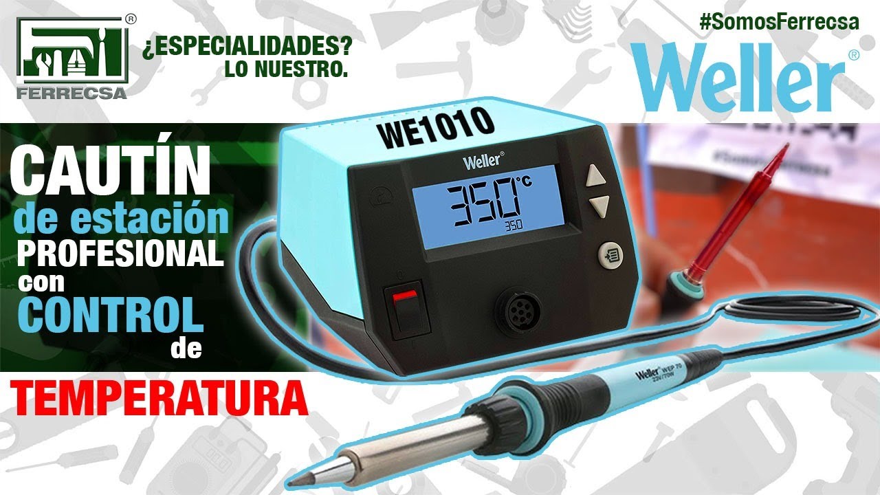 INCREIBLE! Cautín de Estación Digital Profesional WE1010 Weller💥 (DEMOSTRACIÓN)